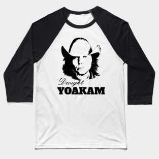 Dwight Yoakam Portrait Baseball T-Shirt